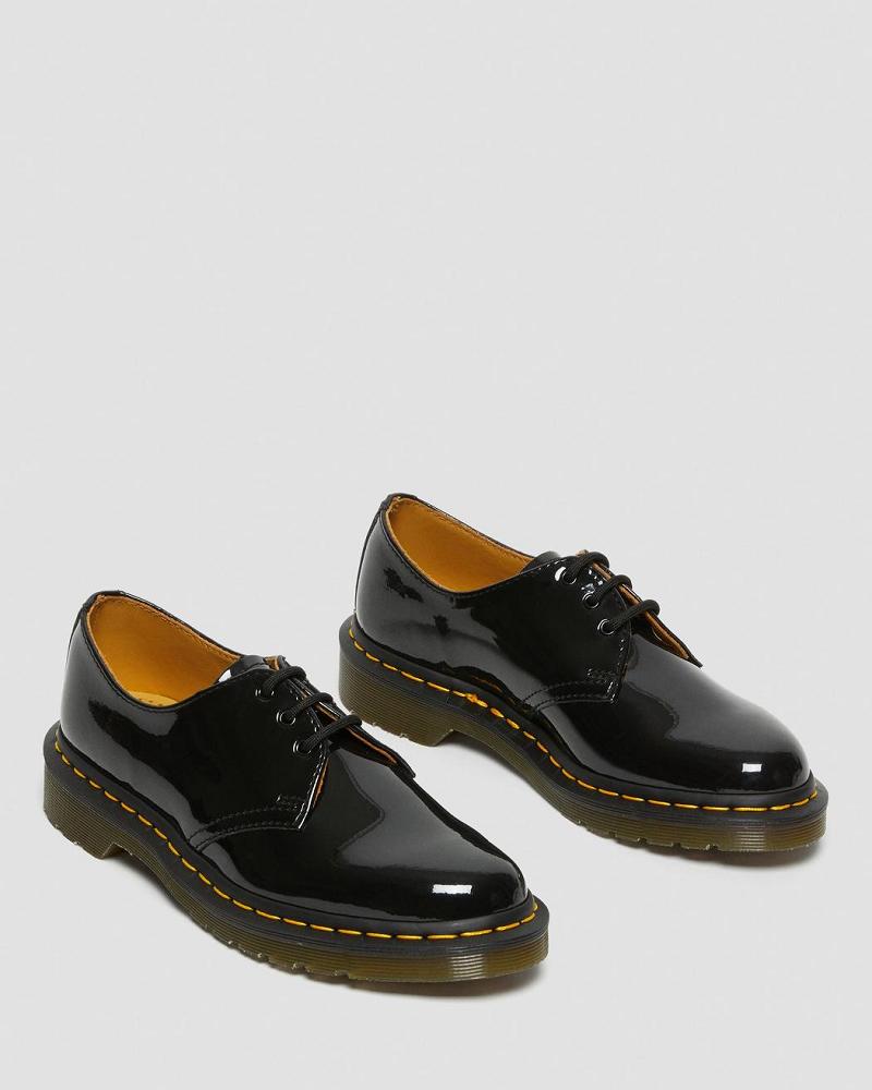 Zapatos Oxford Dr Martens 1461 Charol Cuero Mujer Negros | MX 430NWY